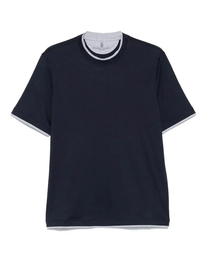 Brunello Cucinelli T-Shirt - Blau Blau