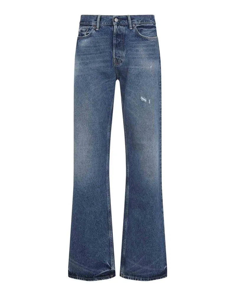 Acne Studios Bootcut Jeans - Dunkles Jeansblau Dunkles