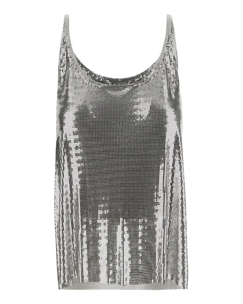 Paco Rabanne T-Shirt - Silber Silber