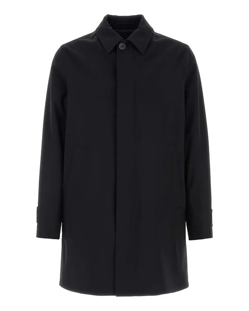 Herno Knielanger Mantel - Blau Blau