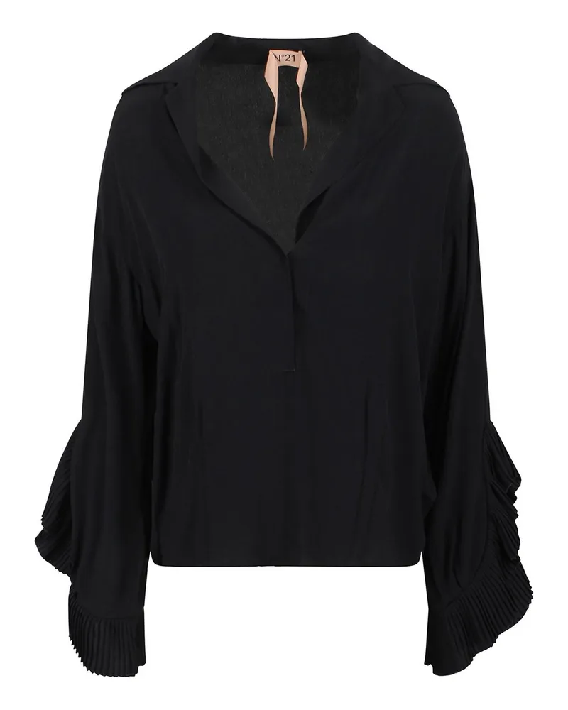 N° 21 Bluse - Schwarz Schwarz