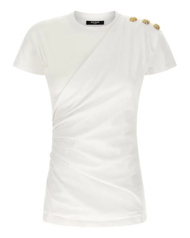 Balmain T-Shirt - Weiß Weiß