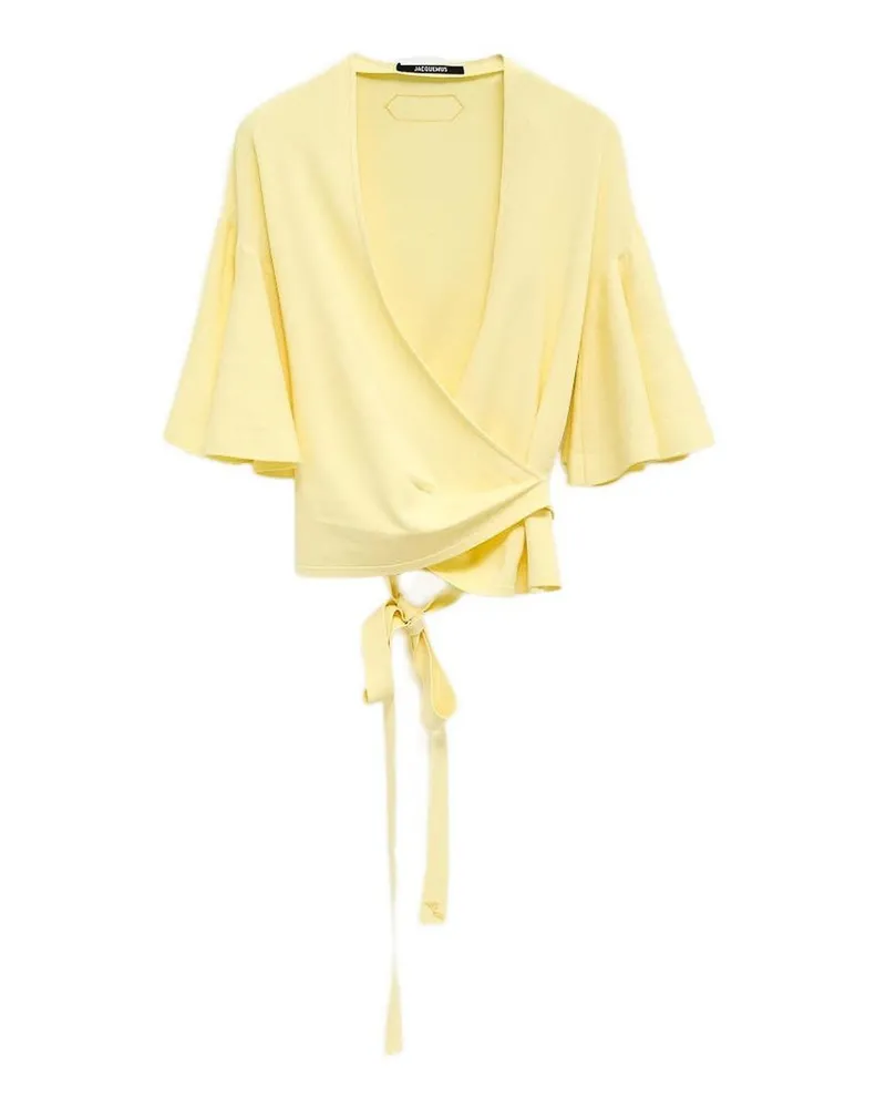 Jacquemus Rundhalspullover - Gelb Gelb