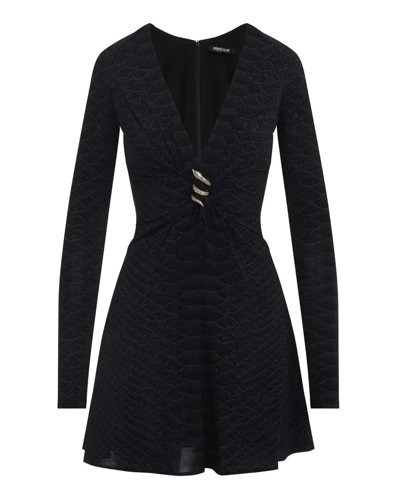 Roberto Cavalli Kurzes Kleid - Schwarz Schwarz