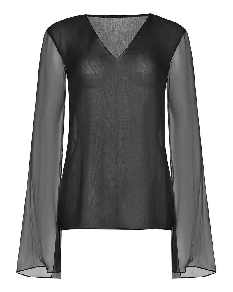 Alberta Ferretti Bluse - Schwarz Schwarz