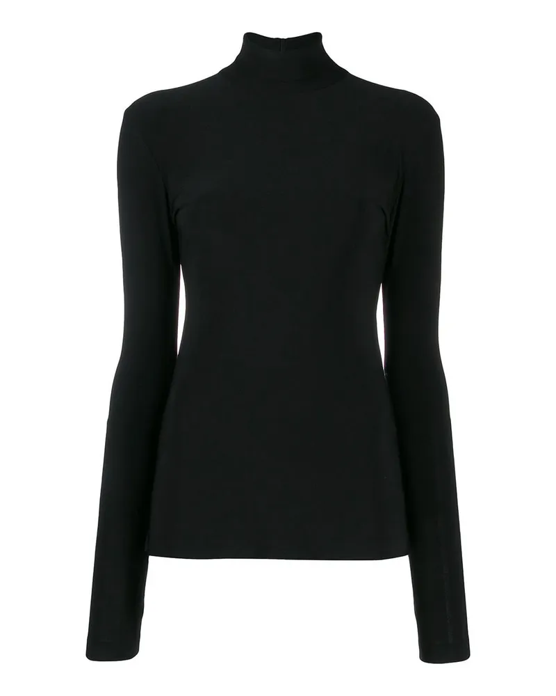 Norma Kamali Top - Schwarz Schwarz