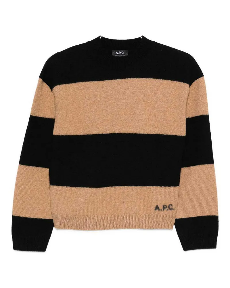 A.P.C. A. P.C. Rundhalspullover - Schwarz Schwarz