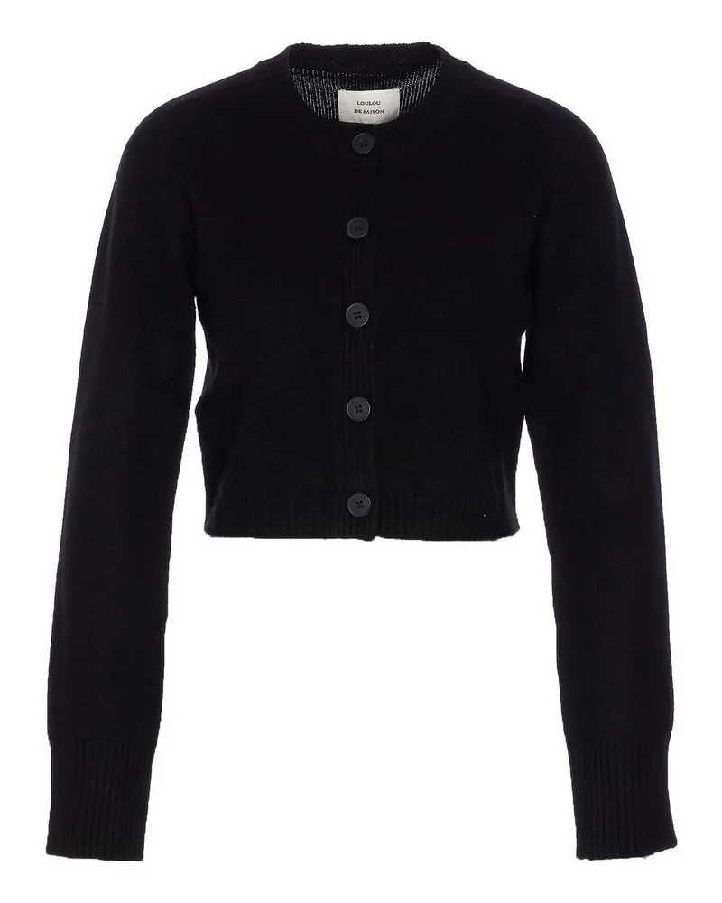 Loulou Studio Cardigan - Schwarz Schwarz