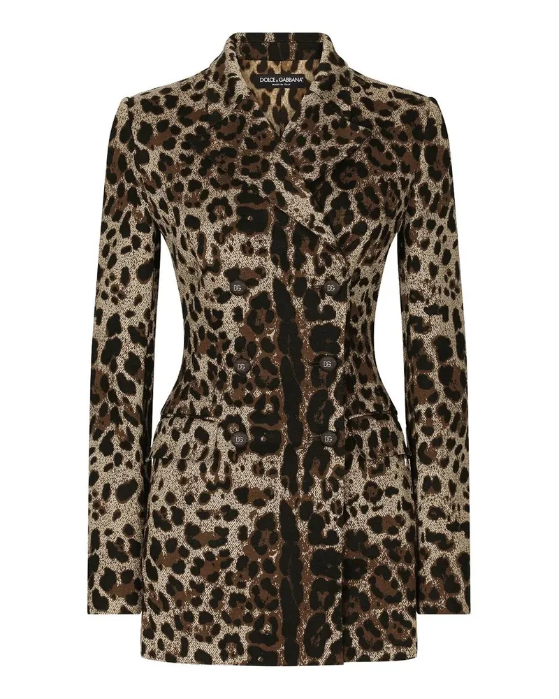 Dolce & Gabbana Casualjacke - Braun Animal