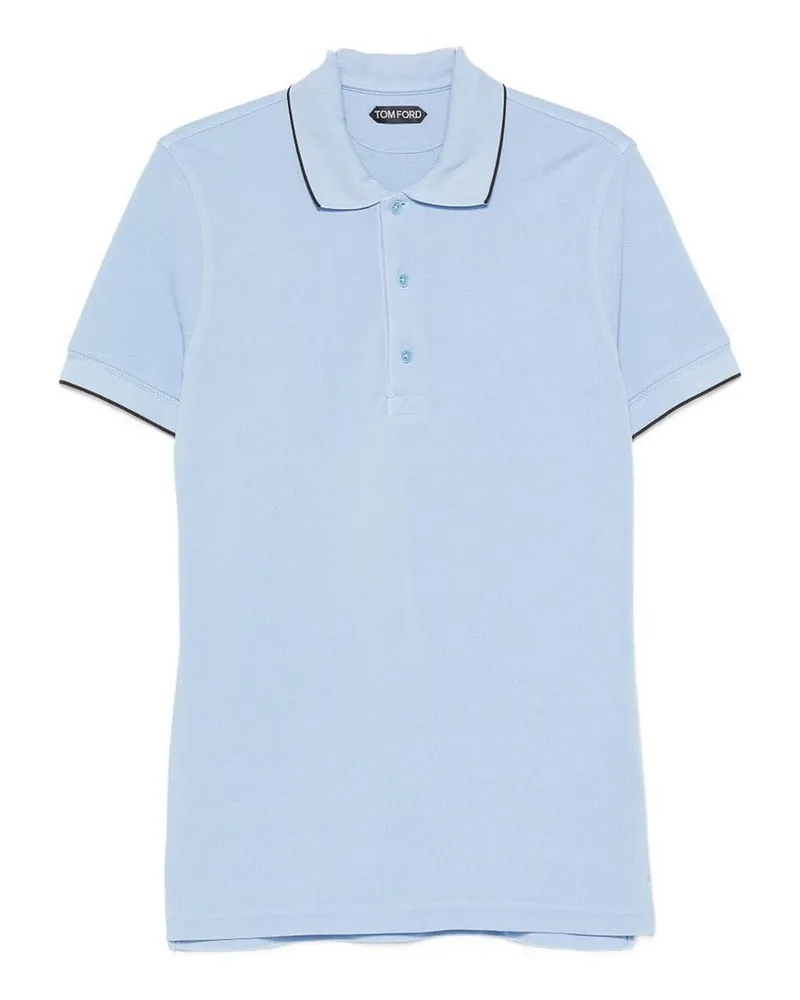 Tom Ford Poloshirt - Hellblau Hellblau