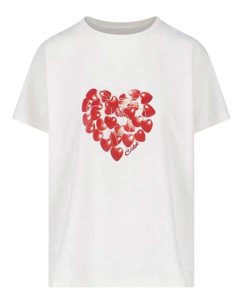 Chloé T-Shirt - Weiß Weiß