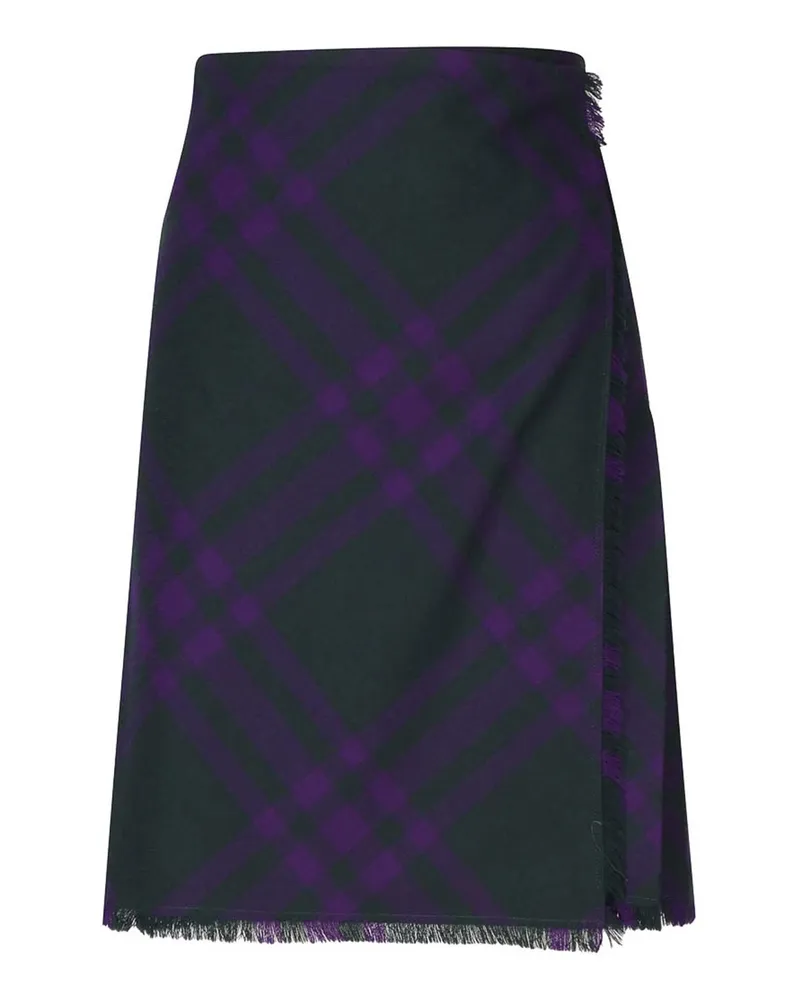 Burberry Midirock - Dunkelblau Dunkelblau