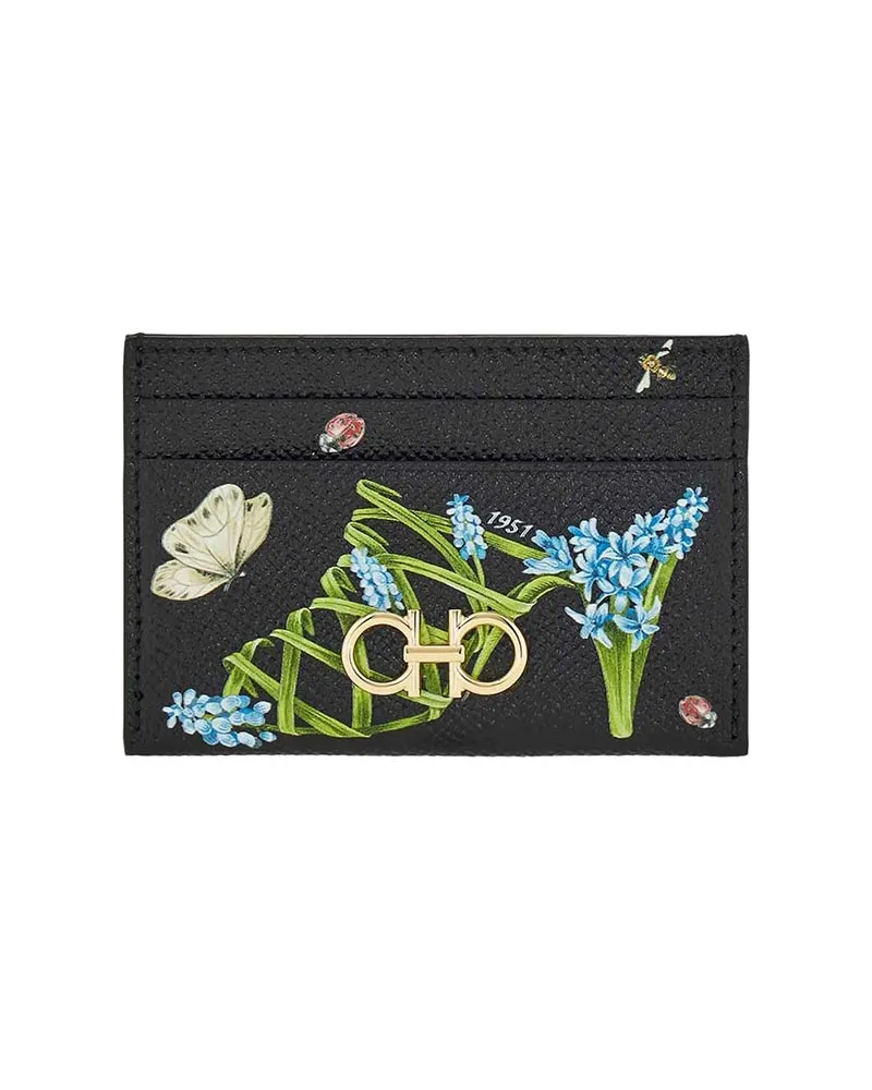 Ferragamo Portemonnaie - Schwarz Schwarz