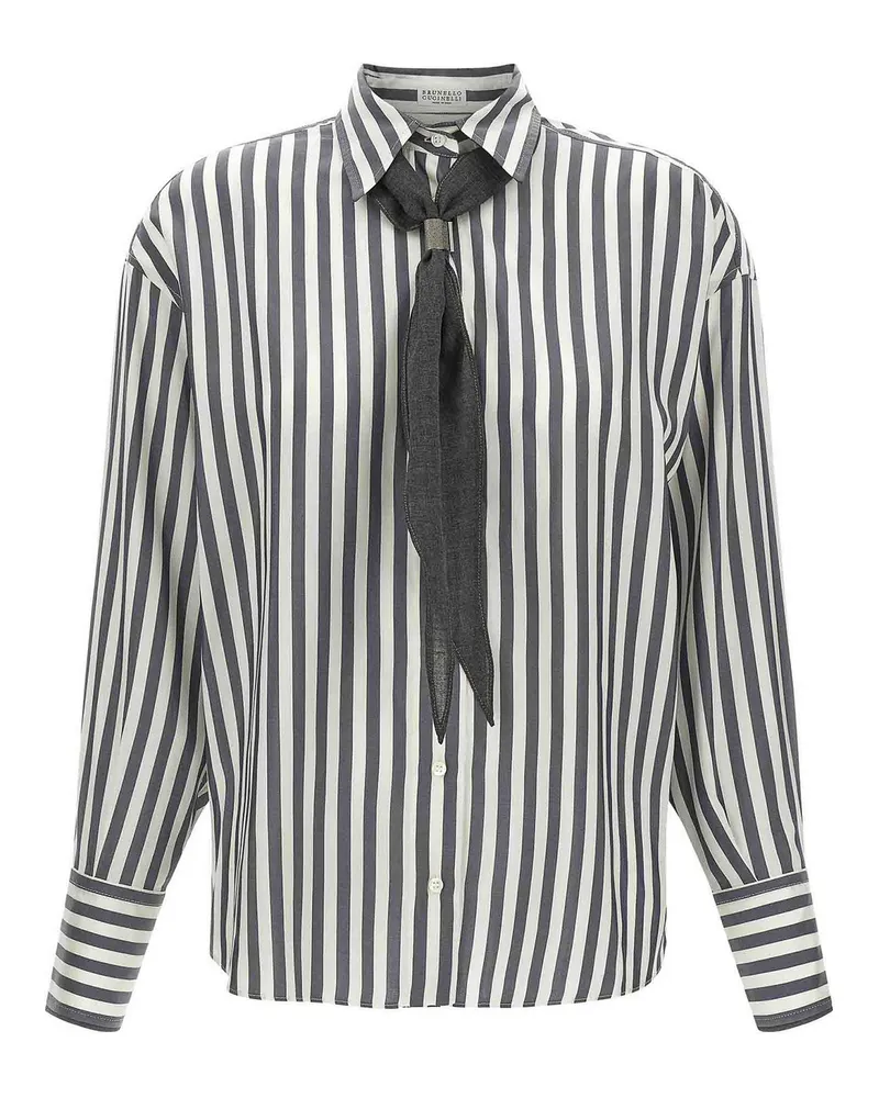 Brunello Cucinelli Hemd - Grau Grau