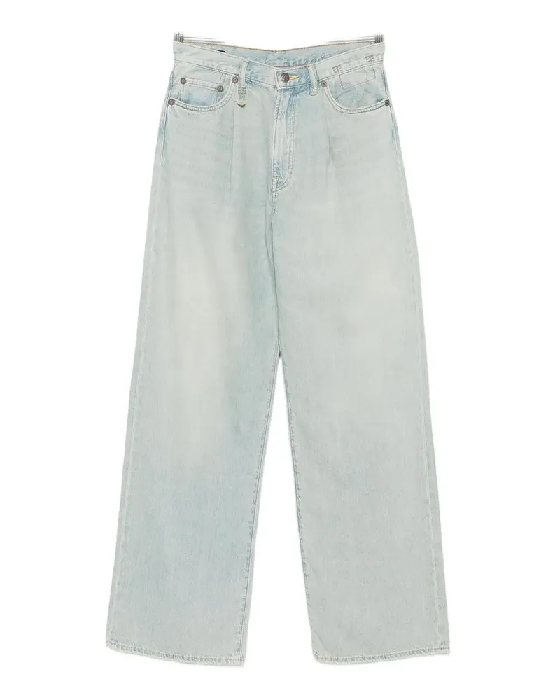 R13 Straight Leg Jeans - Blau Blau