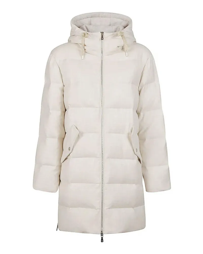 Eleventy Daunenjacke - Creme Creme