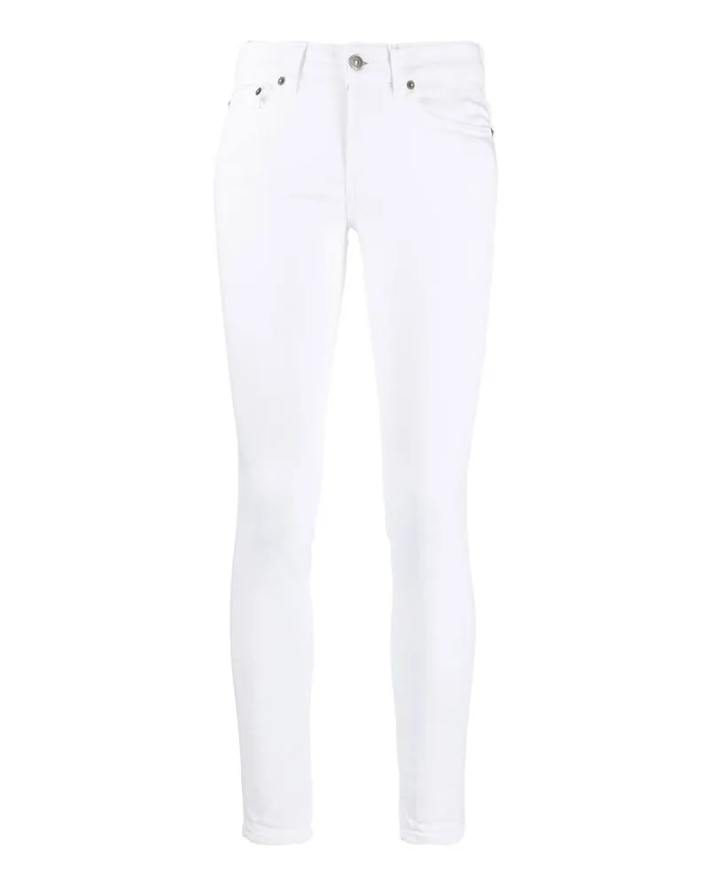 Dondup Straight Leg Jeans - Weiß Weiß