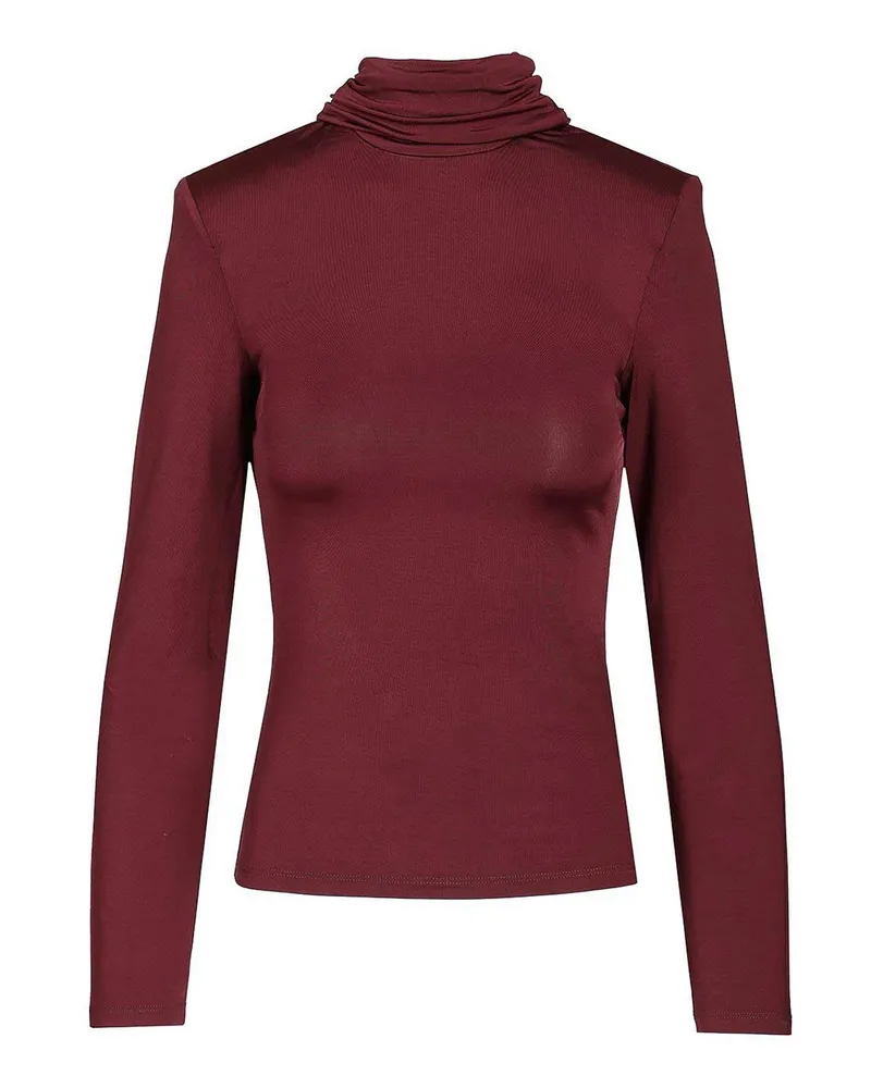 ROTATE Birger Christensen Top - Dunkelrot Dunkelrot