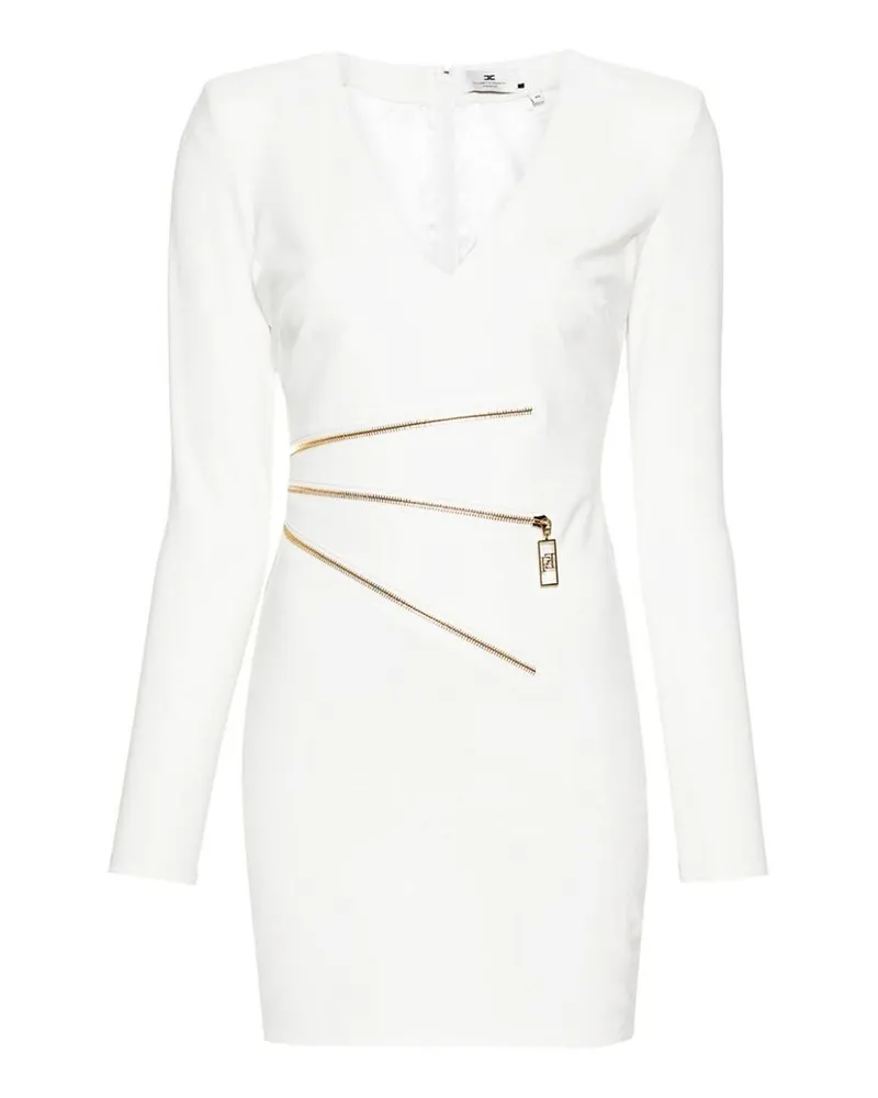 Elisabetta Franchi Kurzes Kleid - Weiß Weiß