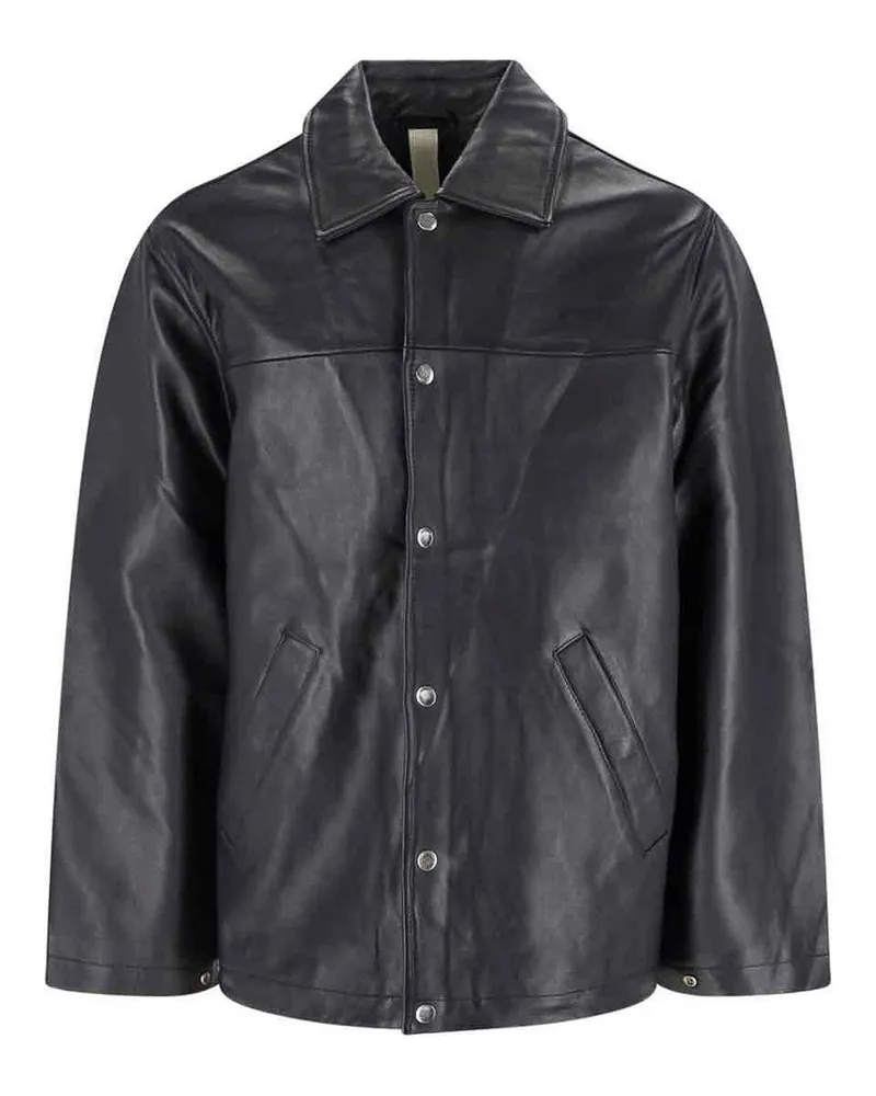 Sunflower Lederjacke - Schwarz Schwarz