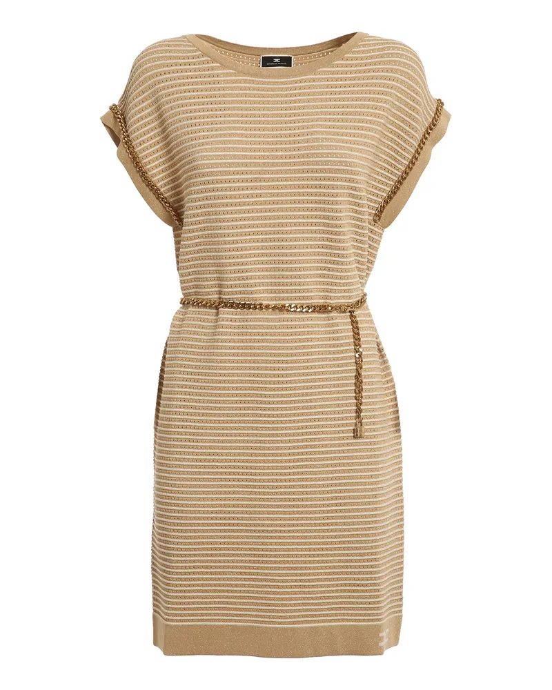 Elisabetta Franchi Kurzes Kleid - Camel Camel