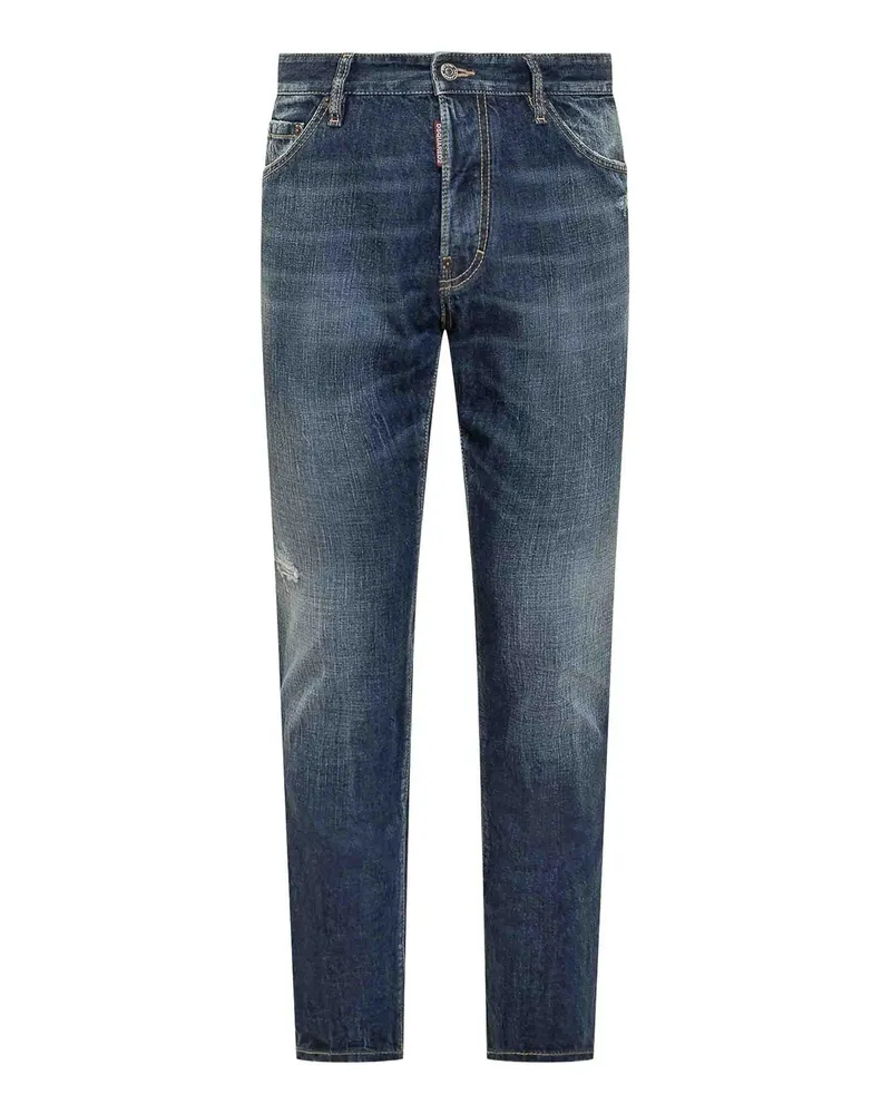 Dsquared2 Straight Leg Jeans - Dunkelblau Dunkelblau
