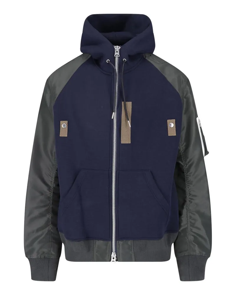 Sacai Bomberjacke - Blau Blau