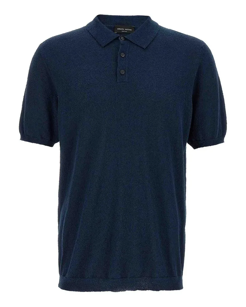 Roberto Collina Poloshirt - Blau Blau