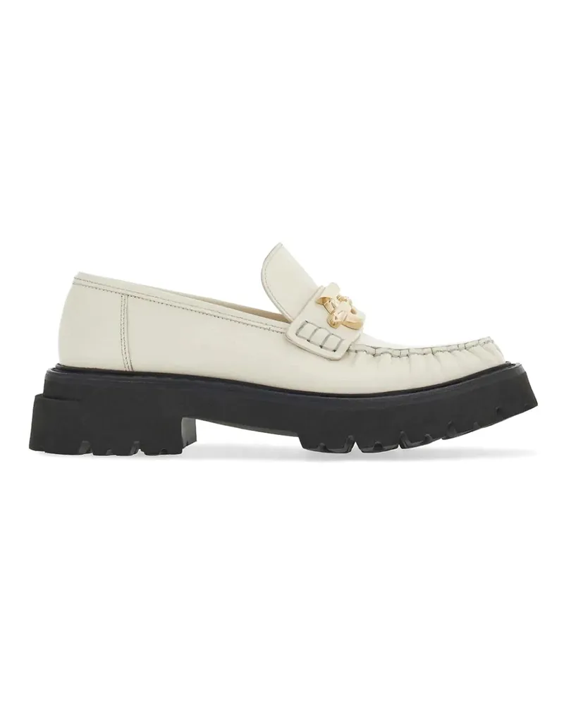 Ferragamo Mokassins - Weiß Weiß