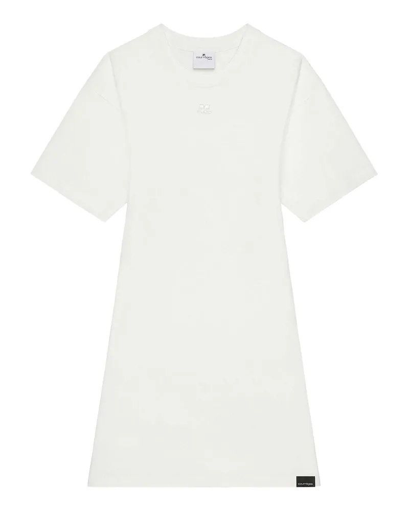 Courrèges Kurzes Kleid - Weiß Weiß