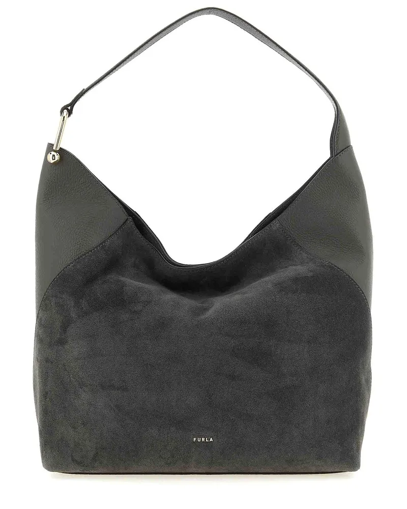 Furla Schultertasche - Grau Grau