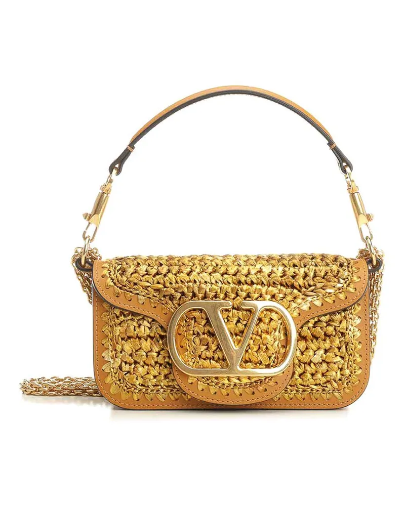 Valentino Garavani Schultertasche - Gold Gold
