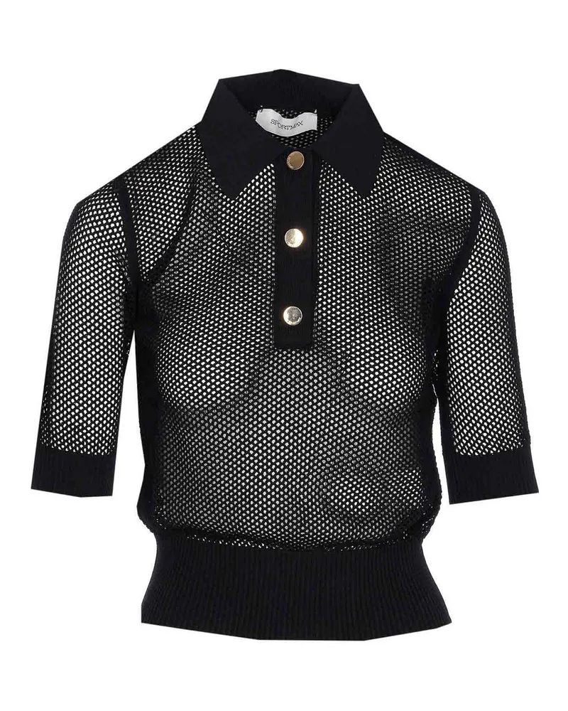 SPORTMAX Top - Schwarz Schwarz