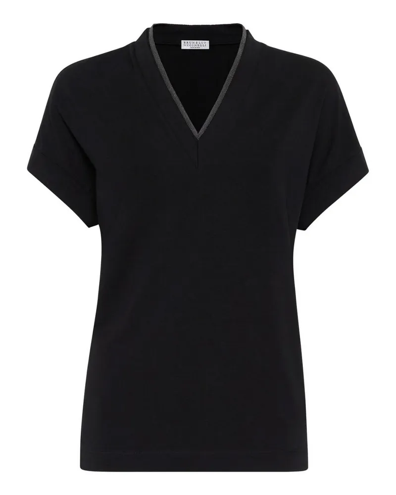 Brunello Cucinelli Top - Schwarz Schwarz