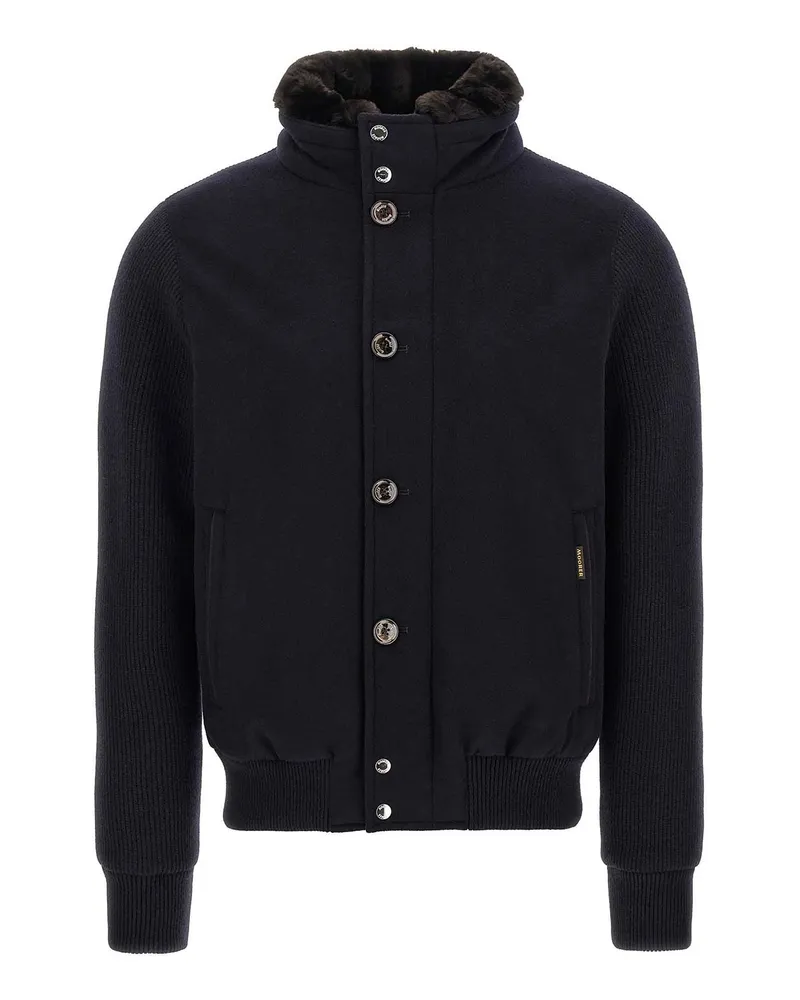 MOORER Bomberjacke - Blau Blau