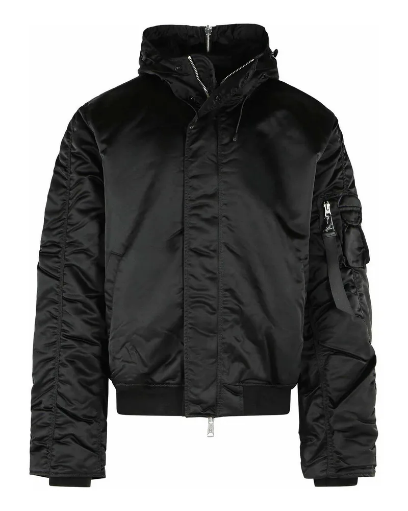 Alpha Industries Casualjacke - Schwarz Schwarz