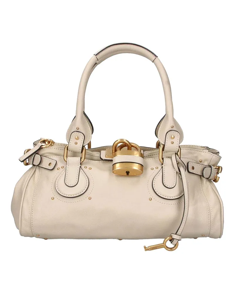 Chloé Schultertasche - Creme Creme