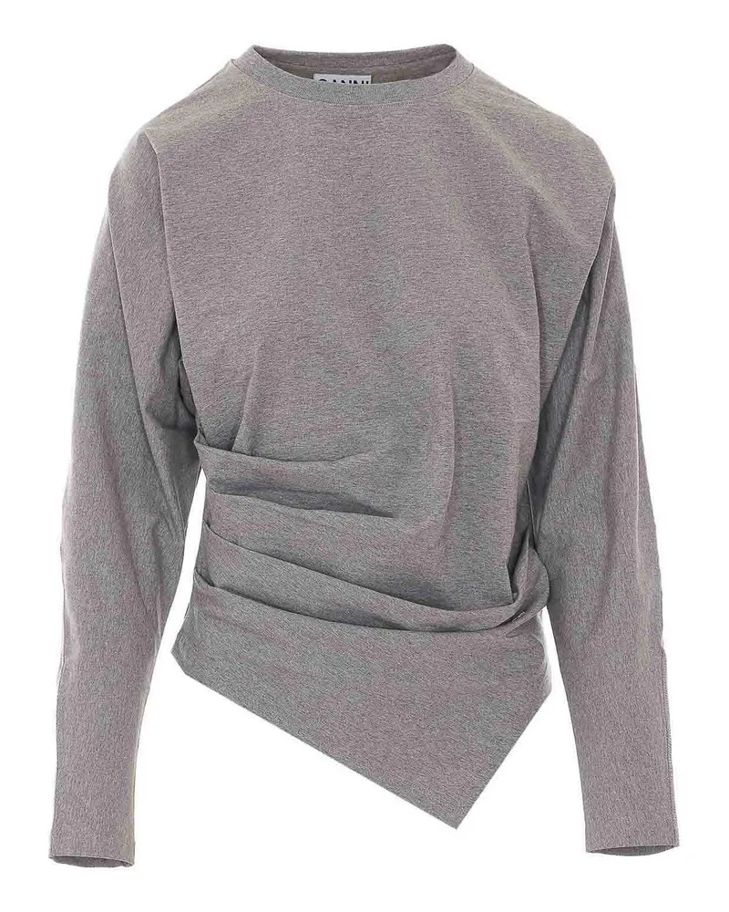 Ganni Sweatshirt - Grau Grau