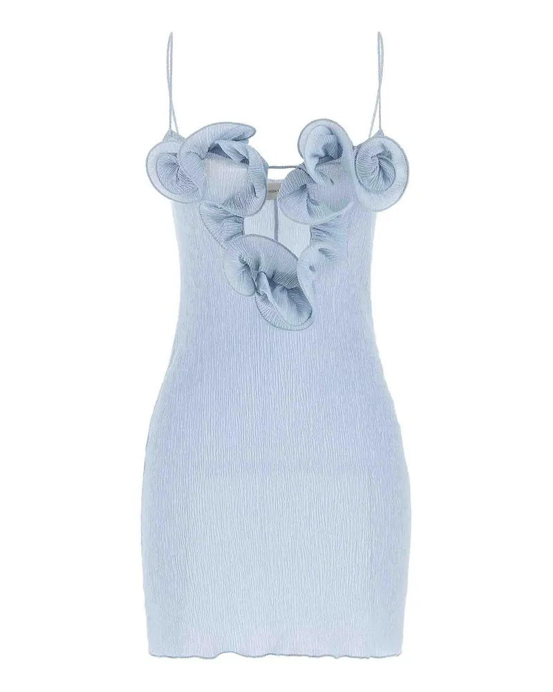 Magda Butrym Knielanges Kleid - Hellblau Hellblau