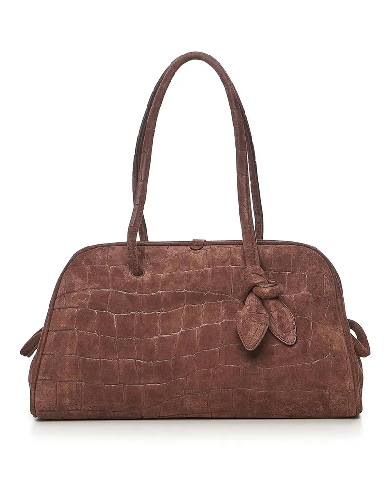 Jacquemus Bowling Tasche - Dunkelbraun Dunkelbraun