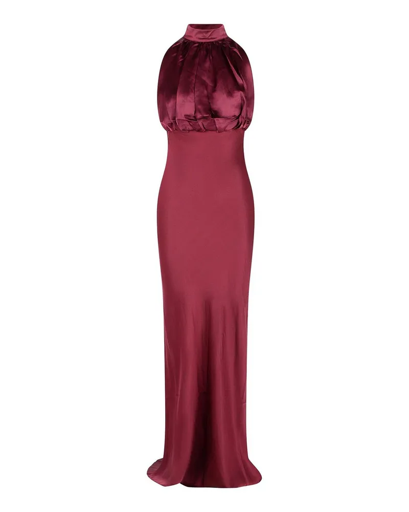 ROTATE Birger Christensen Top - Dunkelrot Dunkelrot
