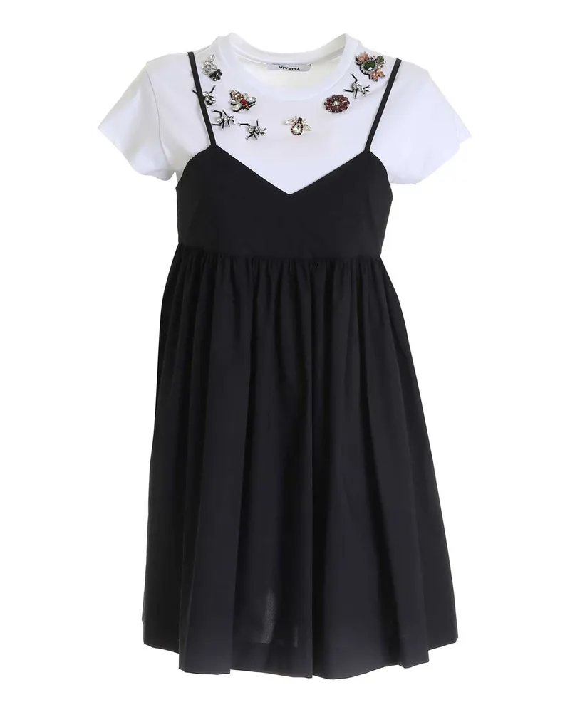 Vivetta Knielanges Kleid - Schwarz Schwarz