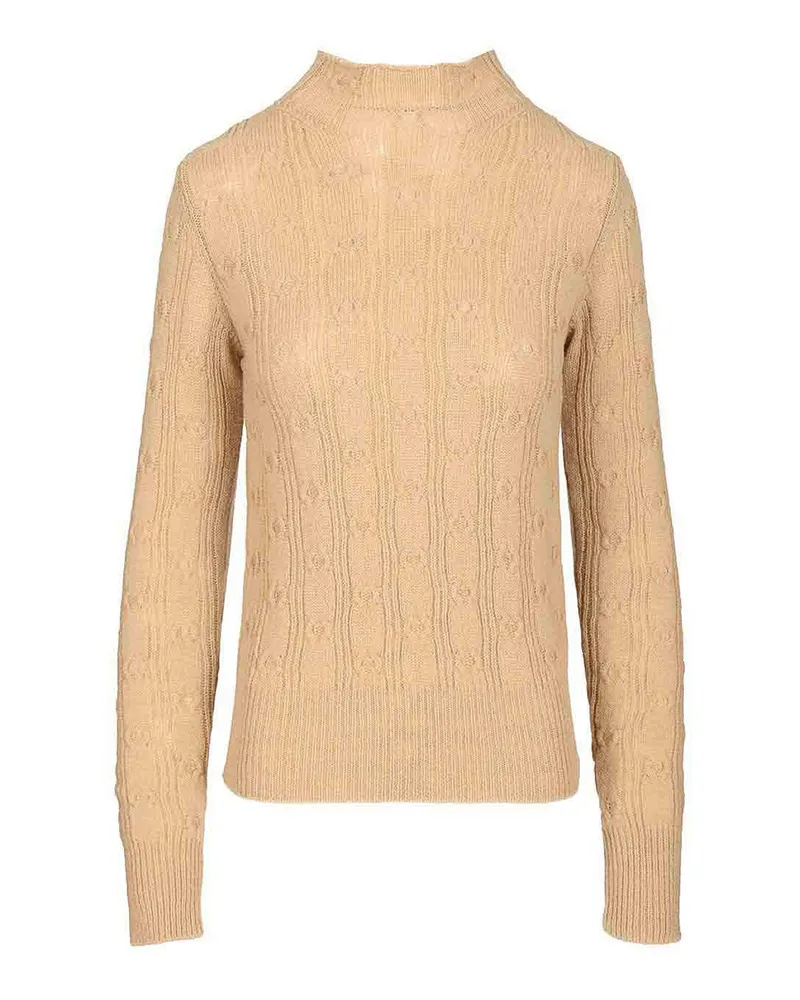 Dries van Noten Rundhalspullover - Beige Beige