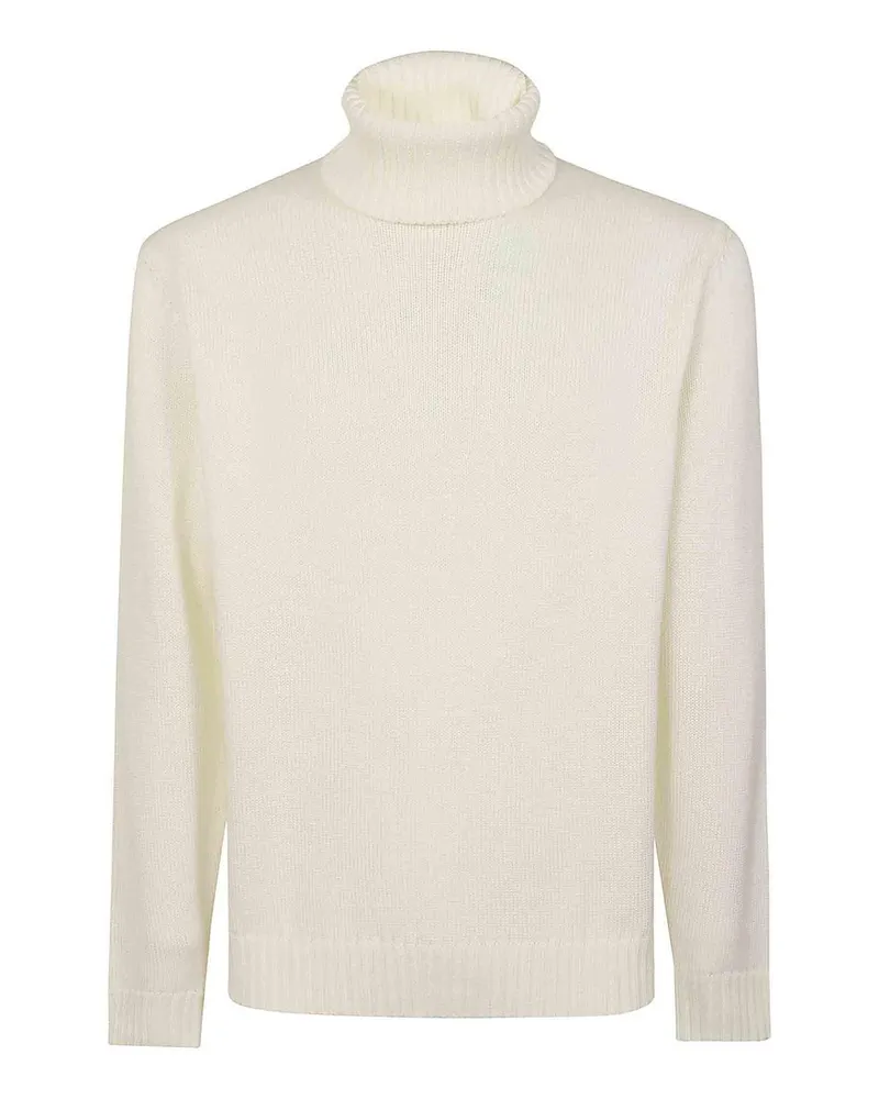 Zanone Rollkragenpullover - Weiß Weiß