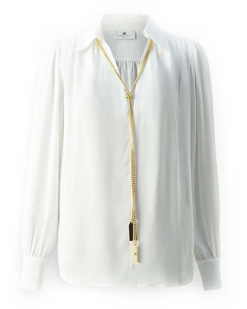 Elisabetta Franchi Hemd - Weiß Weiß