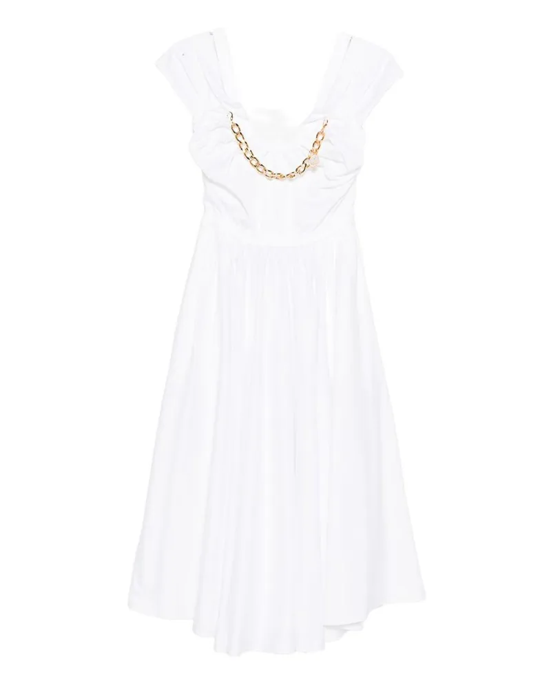 Elisabetta Franchi Kurzes Kleid - Weiß Weiß