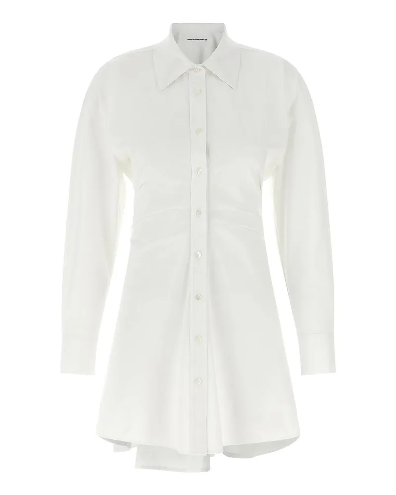 Alexander Wang Knielanges Kleid - Weiß Weiß