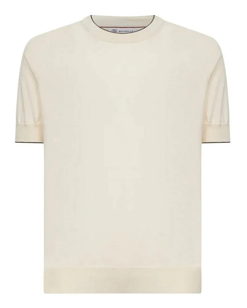 Brunello Cucinelli T-Shirt - Weiß Weiß