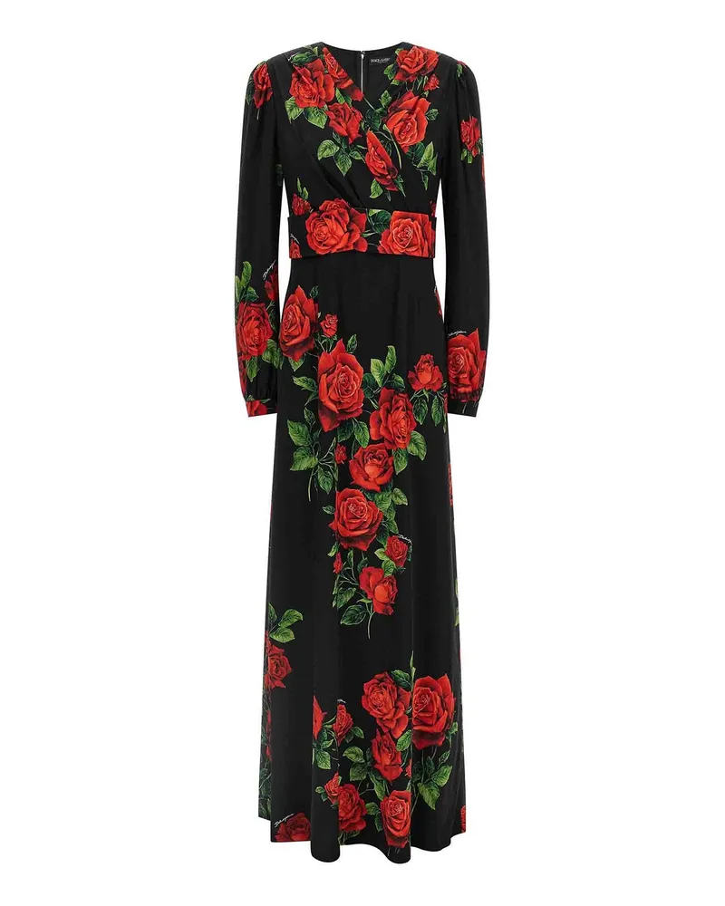 Dolce & Gabbana Knielanges Kleid - Rot Rot