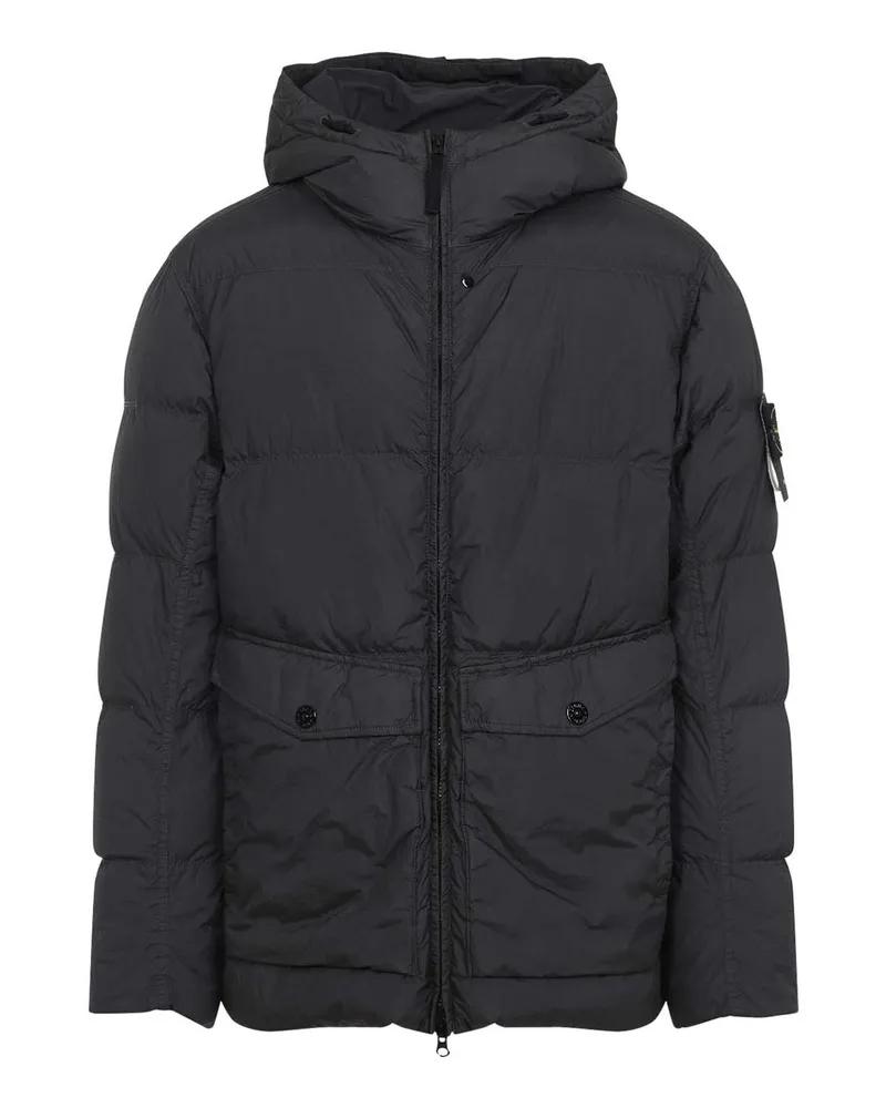 Stone Island Kurzer Mantel - Grau Grau